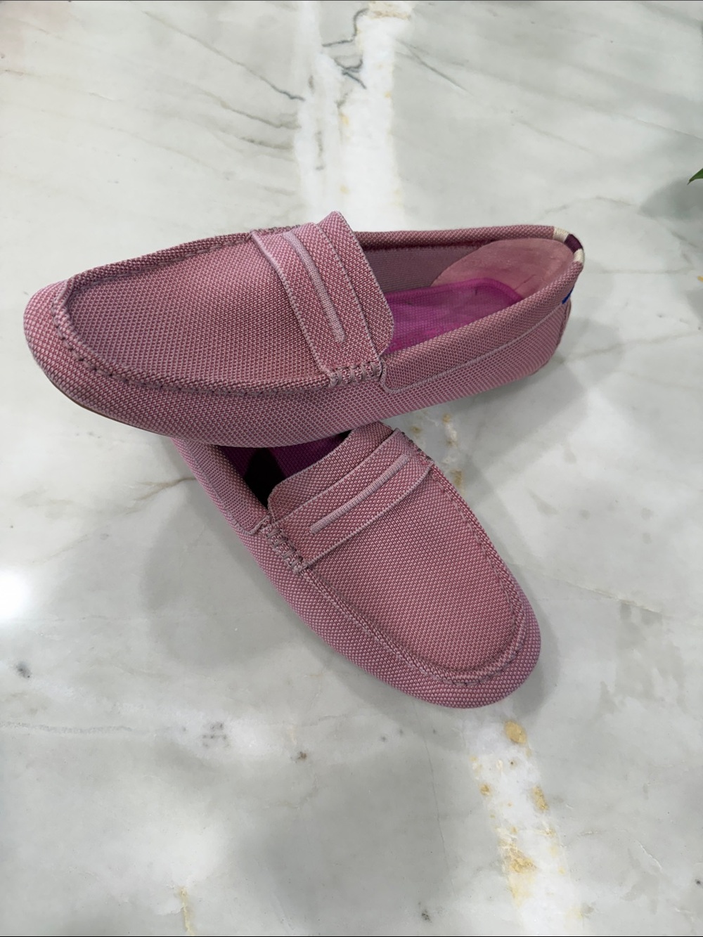 Rothys The Driver Loafer Womens Sz 9 Pink Slip On Flats Knit Casual
Comfort Shoe - Picture 2 of 6